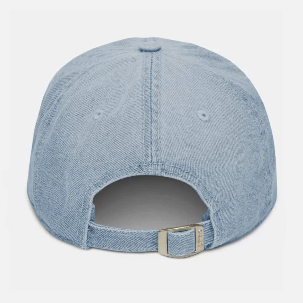 Agrination Bengal Cat Dad Baseball Cap – Adjustable Washed Denim Trucker Hat For Cat Lovers | Sun Protection & Comfort Fit