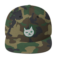 Cat Hat - Camo Snapback