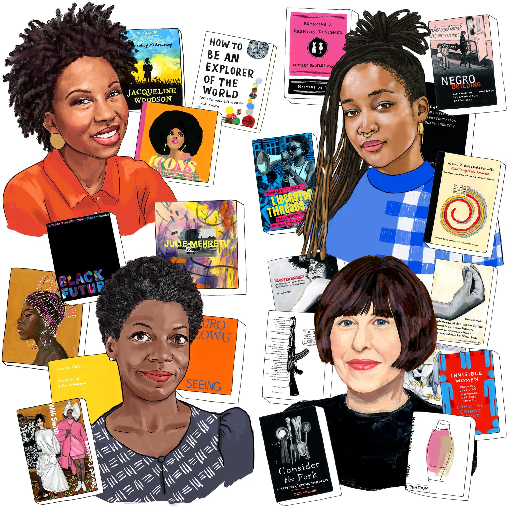 Portraits and books for Instagram's @design
