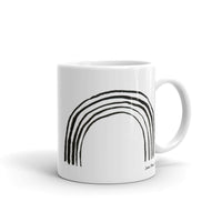 B&W Rainbow #1 ceramic mug